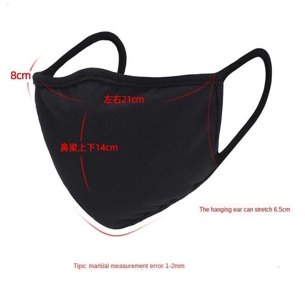 

cotton warm cloth cycling men's black mask thick dustproof bomqr