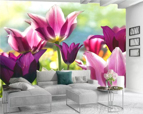 

3d flower wallpaper 3d bedroom wallpaper beautiful purple flowers romantic flora decorative 3d wall painting wallpaper