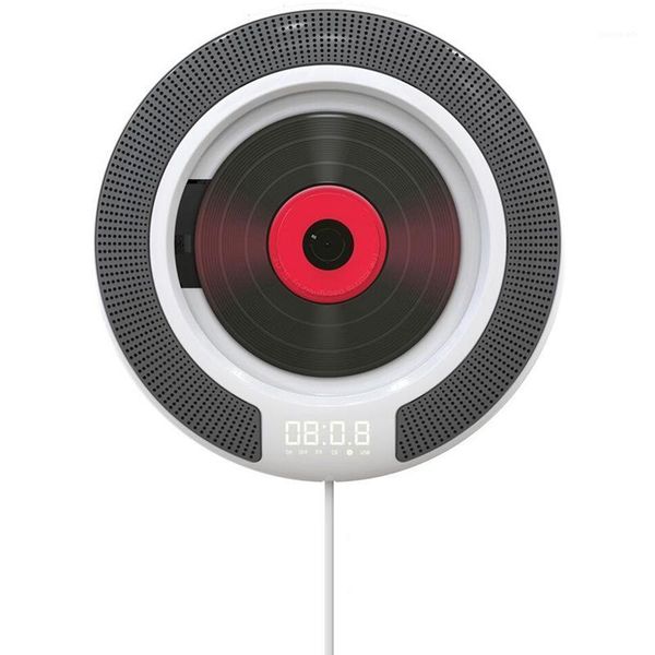 

portable cd player with bluetooth wall mountable fm radio built-in hifi speakers with remote control headphone jack1