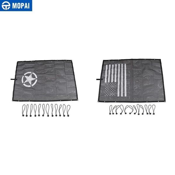 

mopai car sunshade cover for wrangler tj 1997-2006 car trunk roof anti uv sun protect insulation hammock bed rest net