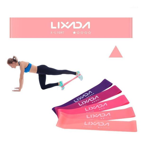 

resistance bands lixada loop pink 1pcs with carrying bag elastic women exercise equipment for home and gym workout1