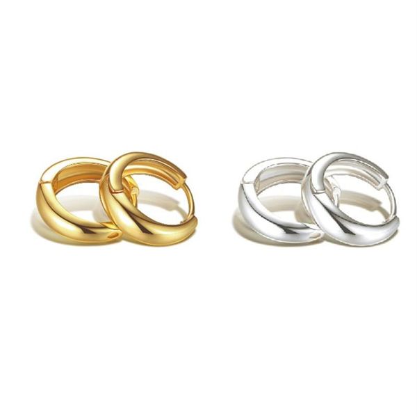 

korea golden circle earrings woman fashion classic sparkling party banquet jewelry gift girl, Golden;silver