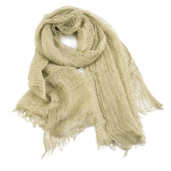 

new japanese style winter scarf cotton and linen solider color long women's scarves shawl vintage winter warm men scarf bbydtw, Blue;gray