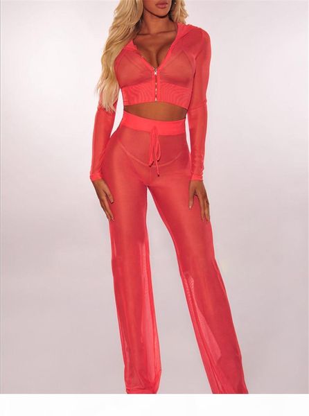 

piece set fashion solid color perspective two piece pants ladies night club apparel women designer clothes summer women 2, White