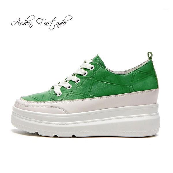 

dress shoes arden furtado 2021 spring autumn fashion women's yellow pink cross tied flat platform wedges casual green loafers1, Black