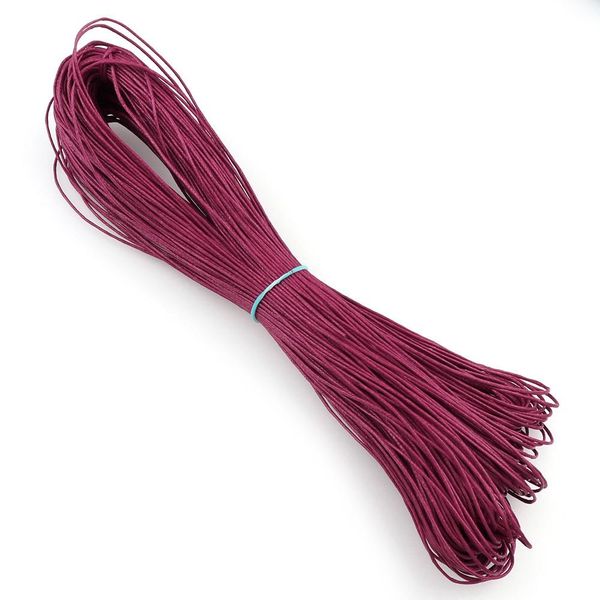

1mm 70m lot colorful cotton wax line rope stretch cord beads string strap rope diy jewelry make necklace accessories h wmthcf
