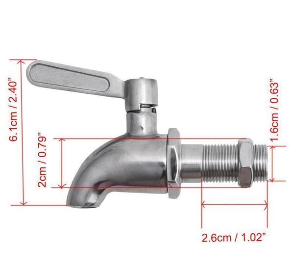 

stainless steel beverage drink dispenser wine barrel spigot jllnjv lucky2005