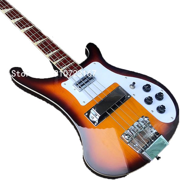 

rick 4003 4-strings electric bass guitar deluxe sunset instrument china oem