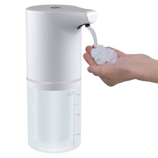 

liquid soap dispenser usb rechargeable automatic foam touchless sensor 350ml charging hand wash foaming wahser