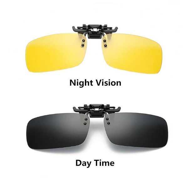 

мода вождения gafas клип на стиль мужчины солнцезащитные очки uv400 поляризованной рыбалка очки день / время ночного видения на велосипеде о