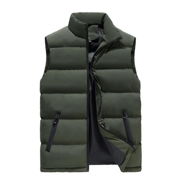 

2021 men winter waistcoat camouflage vest mens warm sleeveless jacket men men's vest casual coat, Black;brown