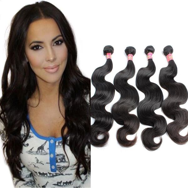 

bella hair brazilian body wave weft wavy human hair weaves natural black dyeable human hair extensions ing