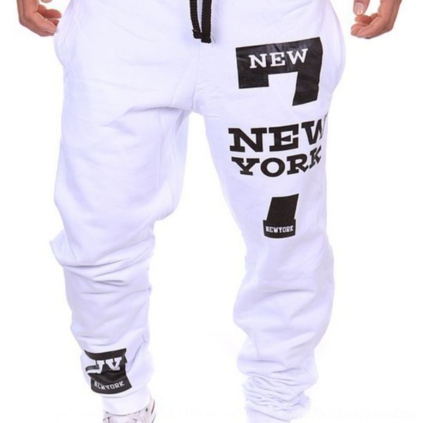 

frcdx 2020 european spring new digital and casual fashion men's simple autumn letter pants pantsdigital sports pantsprinted sports pant, Blue