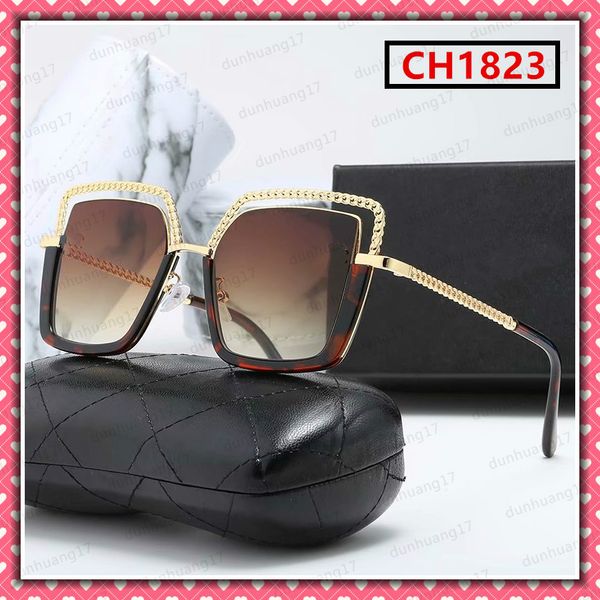 

2020 paris fashion new полурамка дамы роскошные очки brand cолнцезащитные очки дамы светлый цвет моды рози очки ch-1823, White;black