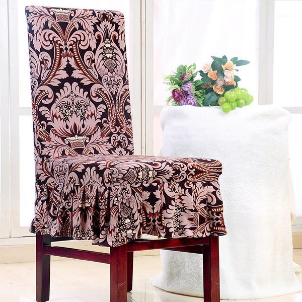 

chair covers microfine home stretch skirt cover office stool restaurant el banquet1