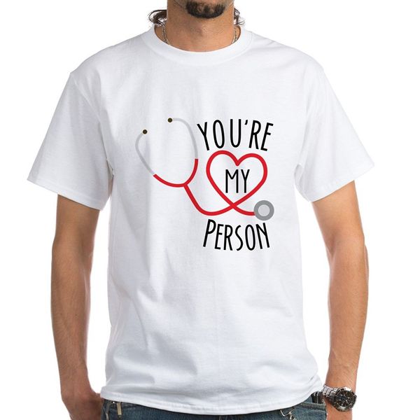 

sport new 2019 summer fashion anatomy you're my person - 100% cotton t-shirt, white tee shirt