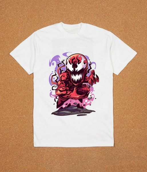 

venom carnage characters alt chibi cartoon white t shirt sx53 fashion classic tee shirt sport hooded sweatshirt hoodie