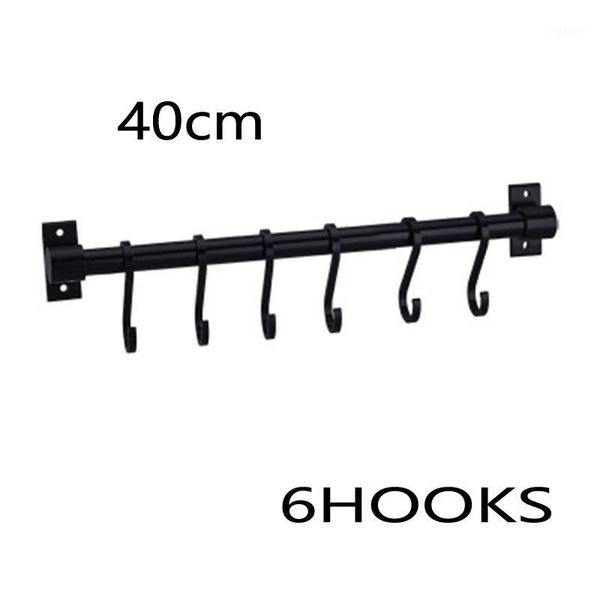

hooks & rails aluminum modern cabinet shelf rack kitchen utensil hardware storage holder wall mounted bar hanging rail multi-purpose hooks1