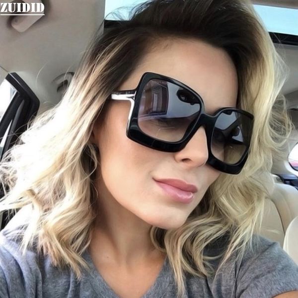 

new european and american trend large frame sunglasses leopard print color simple classic sunglasses fashion retro glasses lady, White;black