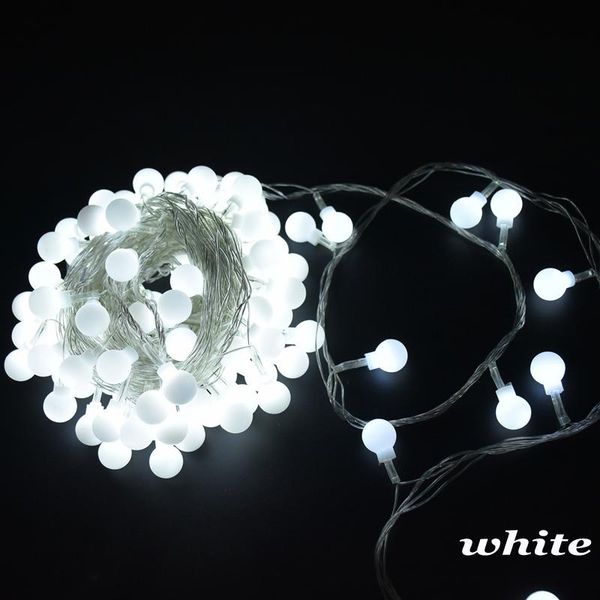 

6m 40leds garlands ball christmas lights 220v bulb led string light holiday decoratve lamp for wedding party garden festival swy wmthgl