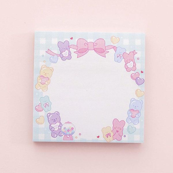

творческий candy memo pad student sticky notes симпатичные блокнот отделка офиса planner наклейки школы канцелярские принадлежности 02140 sq