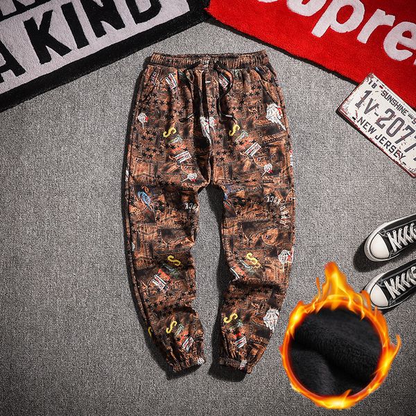 

2021 new streetwear camo cargo mens hip hop joggers male pockets track pants sweatpants trouse men clothes 45ep, Black