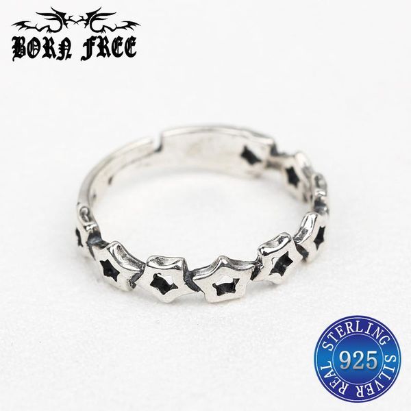 

band rings women 925 sterling silver retro ring mix anillos bague femme argent jewelry ringen set joyas mujer aneis feminino big