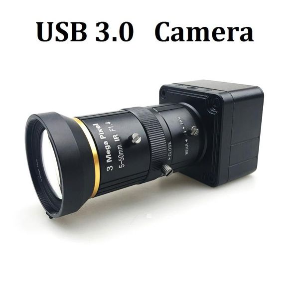 

industry live usb 3.0 camera 5.0mp lens 5-50mm webcam uvc drive compatible windows mac linux