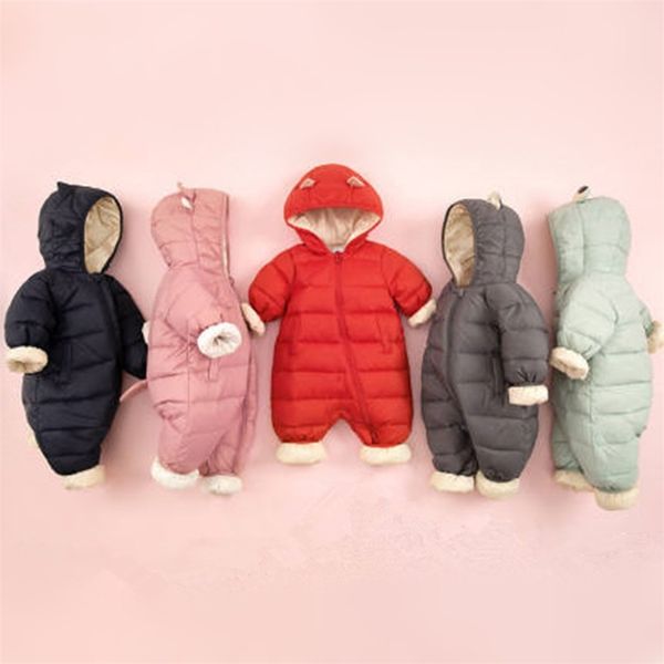 

children's new cute down one-piece clothing for boys and girls lj200813, Blue;gray