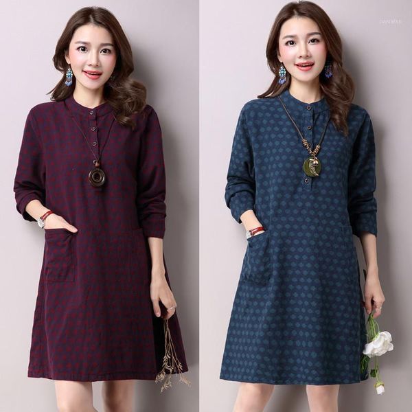 

spring autumn large size maternity fashion slim dress loose pregnant woman clothes long seelve expectant mother dress1, Black;gray