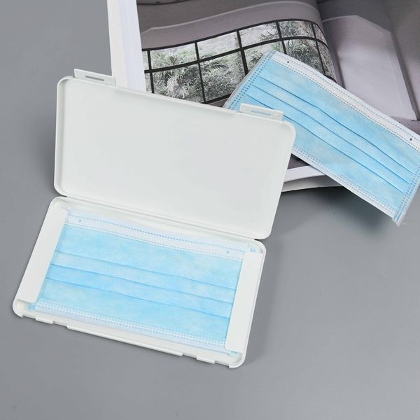 

unisexdustproof case portable face masks container safe pollution-disposable mask storage box stora