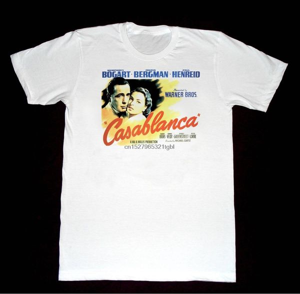 

casablanca t-shirt humphrey bogart engrid bergman sleeve t shirt homme tee men short sleeve tee sport hooded sweatshirt hoodie
