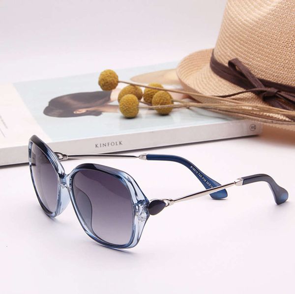 

gradient women's transparent single blue b16010 frame fashion sunglasses decor sunglasses comfortable, White;black