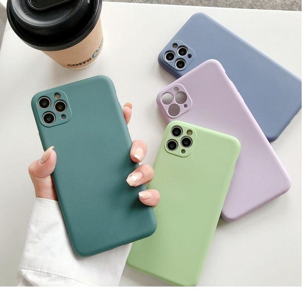 

liquid sile phone case for iphone 11 pro max luxury soft original cover iphone for x xr xs m wmtfhq
