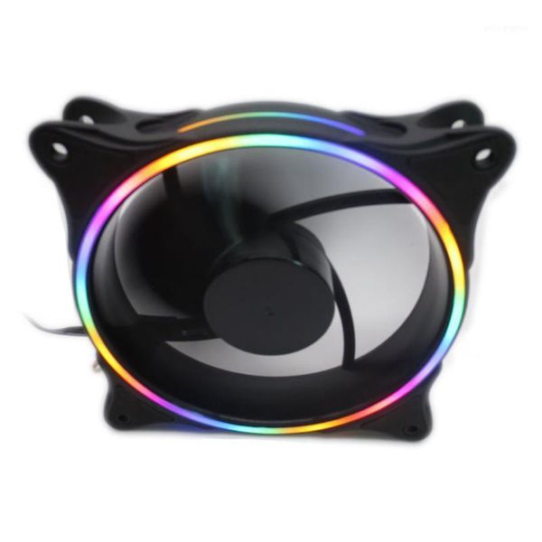 

rgb light ultra-quiet durable aluminum pc cpu cooler cooling fan silent cooler fan cpu1