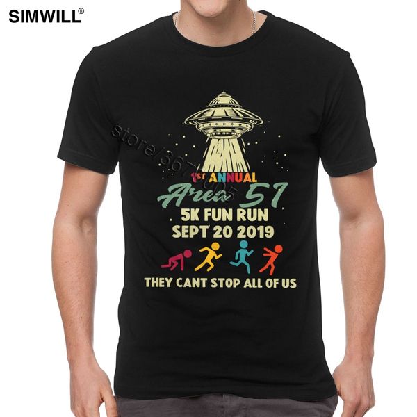 

спорт стильный area 51 сторм t-shirt fun run чужеродных нло футболка мужчины с коротким рукавом они cant stop all us тройники summer streetw