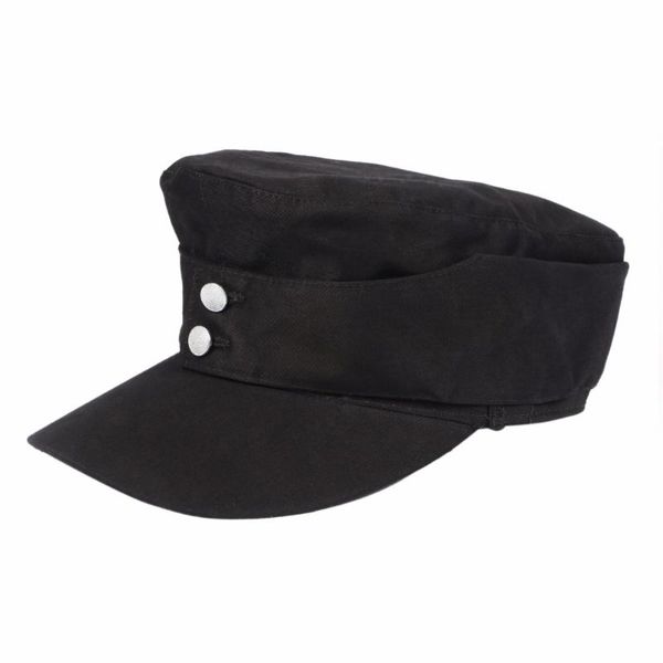 

wide brim hats wwii german elite em summer panzer m43 field cotton cap, Blue;gray