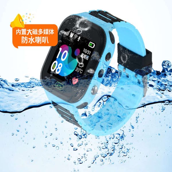 

chine and english children's smart phone watch deep waterproof intelligent positioning electroni