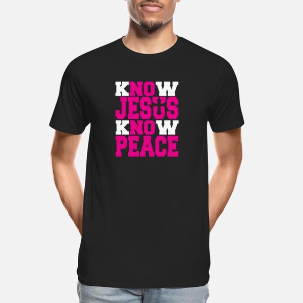 

know jesus know peace 1 t shirt leisure unique sports tracksuit hoodie sweatshirt