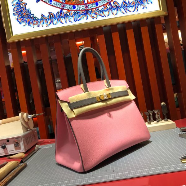 

30cm customized bag,togo/epsom leather,brand handbag,handmade quality,wholesale price,wax line stitching,can choose the color u want to make