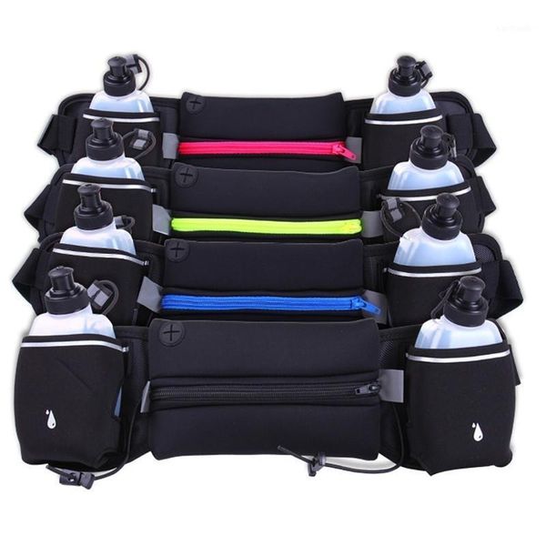 

outdoor bags running waist for man&women jogging pack hydration belt bag water bottle fitness gym lightweight sport wallet1