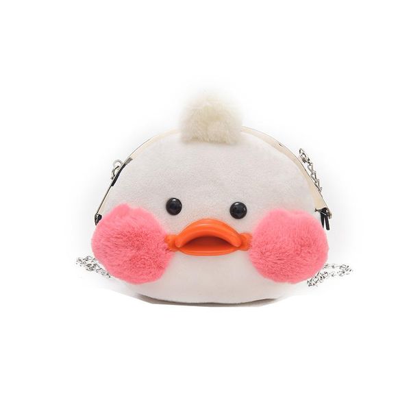 

baby bag woman 2020 winter chic joker lovely glass uric acid duck single shoulder span chain package