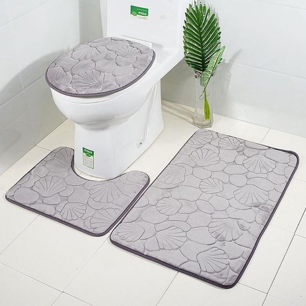 

bath mats home mat non-slip bathroom carpet soft coral fleece memory foam rug kitchen toilet floor decor