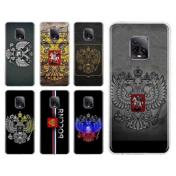 

russia coat of arms eagle flag tpu case for xiaomi redmi note 8t 8 9s 9 9a 9c 7 10x k30 pro k30i 5g 6 fundas capa phone coque