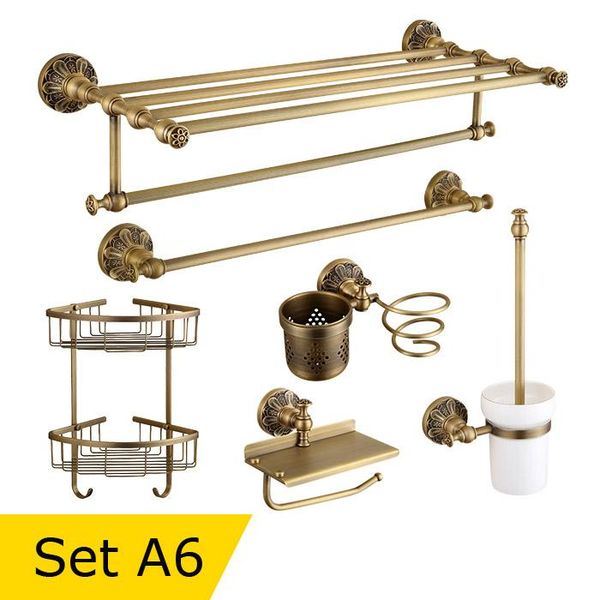 

лучшее качество bronze аксессуары для ванной комнаты все в одном пакете free combination solid brass boutique hotel collection bbygbd wrhome