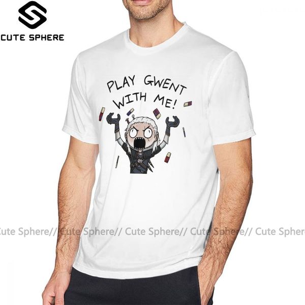 

гвент футболка play гвент со мной футболка graphic tee shirt short-sleeve plus размер мужчины fun мода tshirt спорт толстовка с капюшоном то
