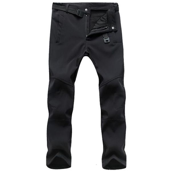 

2021 gross fleeing men's outwear tactic proof dwindproof water-proof wind-proof new winter pantlon thermal pants 4d68, Black