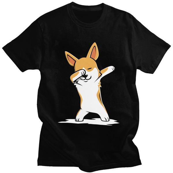 

fashion funny corgi dabbing dog short sleeve dab dance move tshirt summer pre shrunk tee merch gift hooded sweatshirt hoodie men t shirt