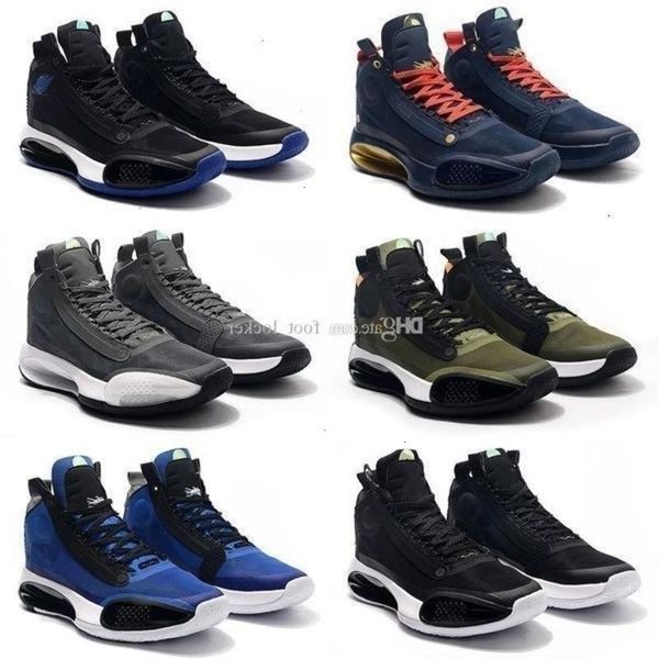 

xxxiv eclipse 34 quality jumpman bred blue void retro basketball shoes 34s zion williamson mens designers sneakers nawp, Black