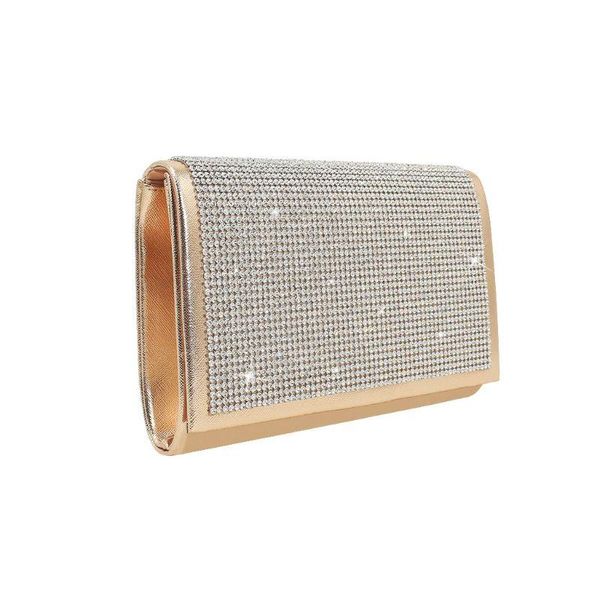 

women lady glitter wallet clutch bag bridal evening party handbag chain purse 517d